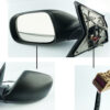 Volkswagen Transporter Complete Wing Mirror Unit - LHS 2010 to 2016 - Electric Wing Mirror Unit