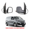 Citroen Dispatch Complete Wing Mirror Unit ( Primed ) - LHS 2016 to 2025 - Electric Wing Mirror Unit