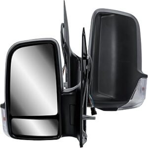 Mercedes Sprinter Van Wing Mirror Unit - Electric Short Arm - Passenger Side 2006 to 2018