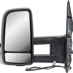 Mercedes Sprinter Long Arm Wing Mirror Unit - Electric - Passenger Side 2018 to 2025