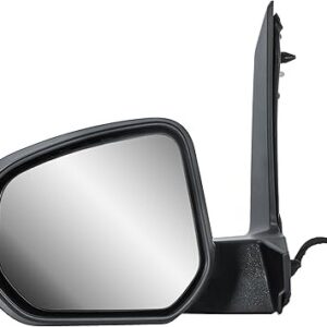 Ford Transit Connect 2019-2022 Complete Wing Mirror Unit-Manual adjustment - Non-Heated Glass - Black - Textured-Passenger Side (LH)