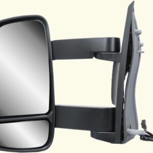 Fiat Ducato Wing Mirror Replacement Unit - Electric Adjustment - Manaul Folding - Medium Arm - Passenger Side 2006 to 2024