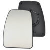 Vauxhall Movano Heated Base Convex Clip On Wing Mirror Glass LEFT Passenger Side 1999 to 2010