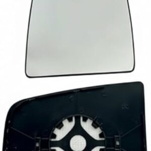 Ford Transit Driver Side Mirror Glass With Base Heated - 2014 to 2019