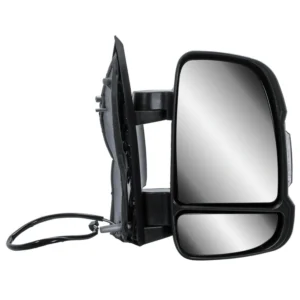 Citroen Relay Short Arm Wing Mirror Unit, Electric And Manual With Temp Sensor- Non-Power Folding - Driver Side 2006 to 2024