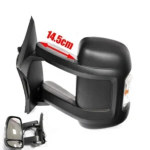 Fiat Ducato Wing Mirror Unit Electric And Manual- Medium Arm Without Temp Sensor - Passenger Side 2006 to 2025