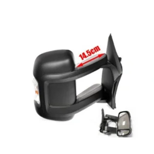Fiat Ducato Wing Mirror Unit Electric And Manual- Medium Arm with Temp Sensor - Driver Side 2006 to 2024