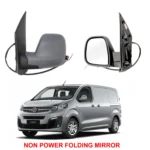 Vauxhall Vivaro Wing Mirror Unit - Electric - Primed - Driver Side 2020 Onwards