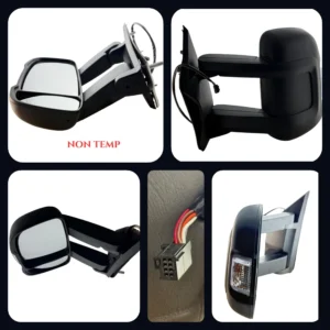 Peugeot Boxer Long Arm Wing Mirror Unit - Electric - Passenger Side 2006 to 2025