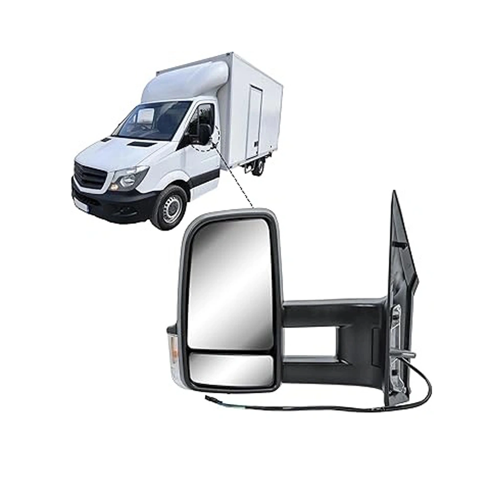 thumbnail image 2 of Ultimate Components Electric Short Arm Wing Mirror For Mercedes Sprinter Van 2006-2019, Passenger Side 2 of 5