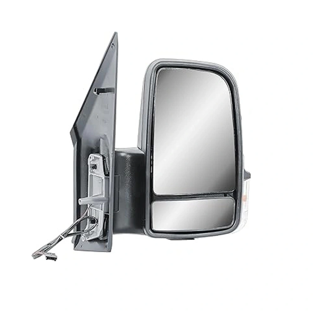 Mercedes Sprinter Van Side Mirror Replacement Unit - Manual Short Arm - Driver Side 2006 to 2018