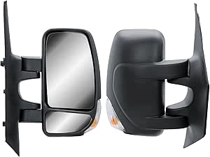 Vauxhall Movano Van Wing Mirror Unit Electric - Short Arm With Temp Sensor - Driver Side 2011 to 2021