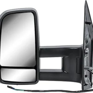 Volkswagen Crafter Long Arm Wing Mirror Unit - Electric With Indicator - Passenger Side 2007 to 2016