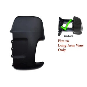 Ford Transit Wing Mirror Cover Black - Passenger Side 2014 to 2024