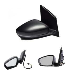 Volkswagen Polo Side Mirror Unit - Electric With Indicator - Passenger Side 2009 to 2015