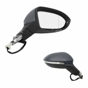 Volkswagen Golf Mirror Replacement Unit - Electric - Non-Power Folding - Driver Side 2021 Onwards