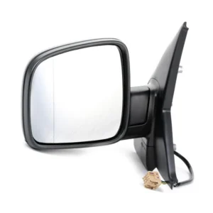 Volkswagen Transporter Door Mirror Unit - Electric Heated Black - Passenger Side 2005 to 2009