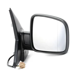 Volkswagen Transporter Door Mirror Unit - Electric Heated Black - Driver Side 2005 to 2009