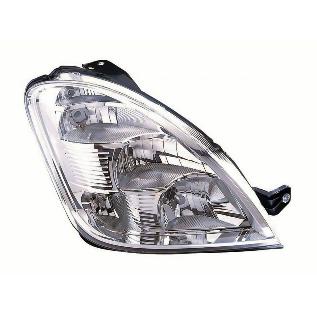 Chrome Passenger Side Headlight Assembly For Ford Focus 2012-2014 Sedan/Hatchback