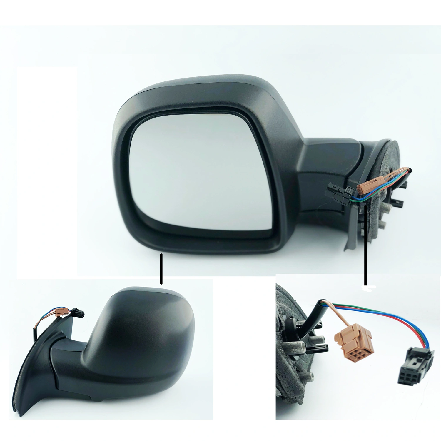 Citroen Berlingo Wing Mirror Replacement Unit - Electric With Temp Sens - Passenger Side 2012 to 2018