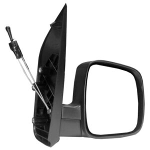 Peugeot Bipper Wing Mirror Unit Black Texture, Manual-Right Hand Side-Driver Side 2008-2024