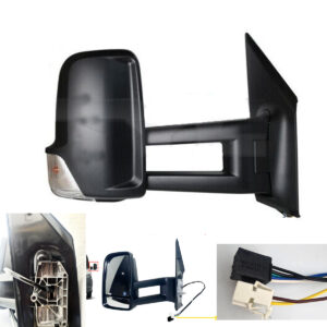 Mercedes Sprinter Long Arm Side Mirror Unit - Electric - Passenger Side 2012 to 2025