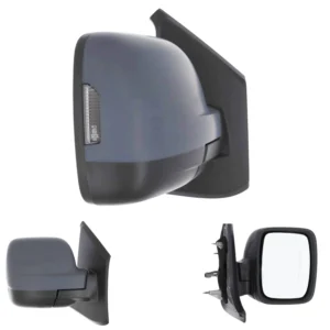 Nissan Primastar Electric Wing Mirror Unit, Power Folding With Indicator -(Prime paintable) Driver Side - 2022 Onwards
