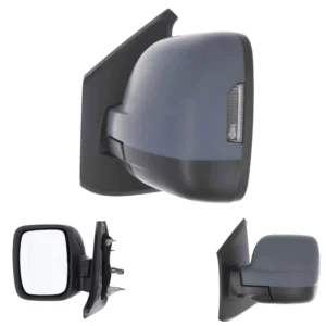 Renault Trafic Wing Mirror Unit Electric, Heated,  Power Folding With Indicator - Prime paintable Passenger Side 2022 Onwards