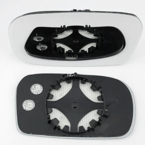 Honda Civic Clip on Wing Mirror Glass With Base Heated - Convex LEFT HAND ( UK Passenger Side ) 2000 to 2005