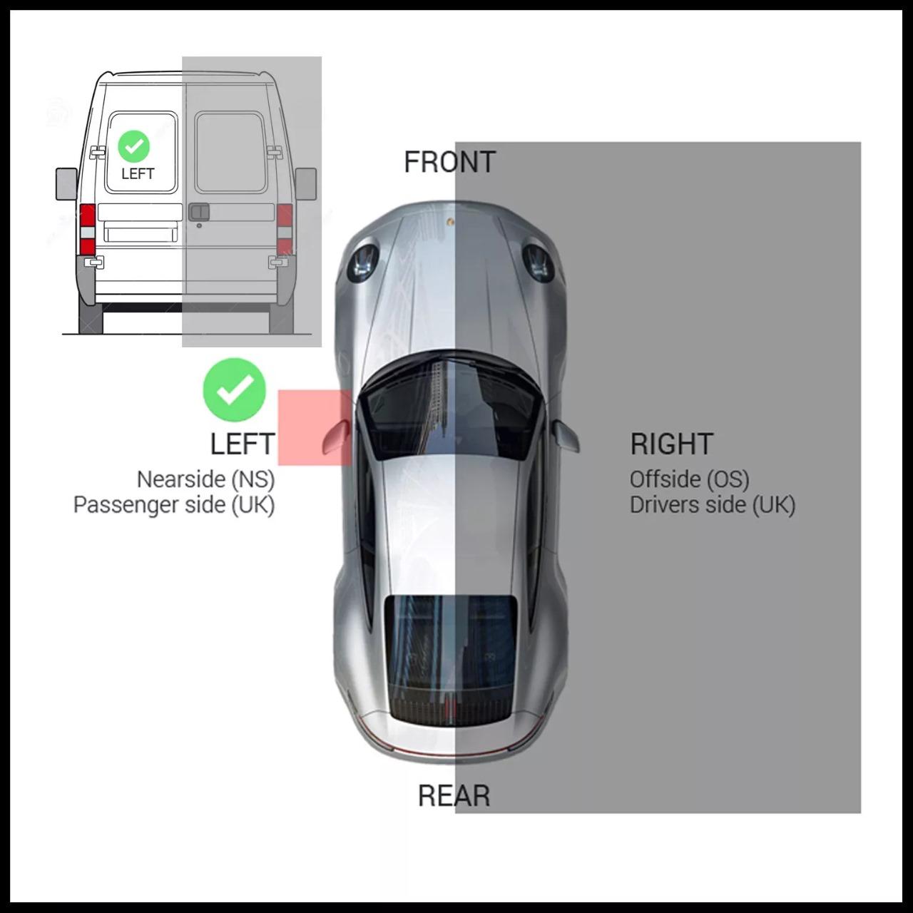 Mercedes B-Class W246 Wing Mirror Glass Passenger Side Wide Angle Stick ...