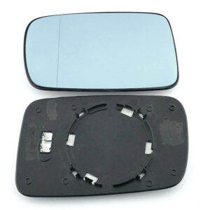 BMW 7 Series Clip on Wing Mirror Glass With Base Heated Base (Wide Angle) LEFT HAND ( UK Passenger Side ) 2001 to 2008