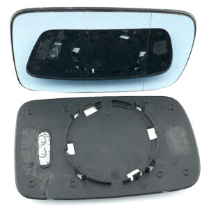 BMW 7 Series Clip on Wing Mirror Glass With Base Heated Base (Wide Angle) Right HAND ( UK Driver Side ) 2001 to 2008
