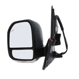 Ford Transit Custom Wing Mirror Unit -DAB Aerial- Electric -Power folding 12 Hole 6 Pin Connector & 1 Hole - 1 Pin Connector-Prime Paintable- Temperature Sensor Passenger Side 2023 Onwards