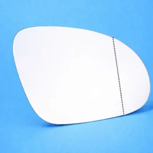 Volkswagen Golf Driver Side Wing Mirror Glass Wide Angle Convex Replacement 2004–2008