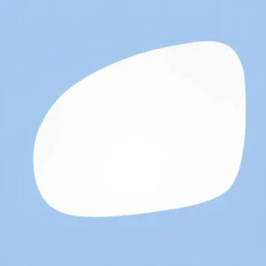 Volkswagen Golf Wing Mirror Glass Replacement - Convex - Passenger Side 2004 to 2008