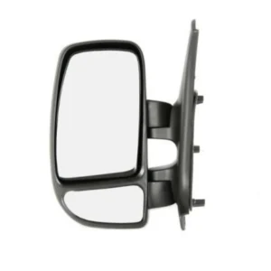 Renault Master Van 2003 - 2010 Manual Adjustment - Manual Folding Black Wing Door Mirror - UK Passenger Side