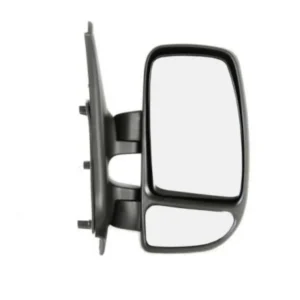 Renault Master Van 2003 - 2010 Manual Adjustment - Manual Folding Black Wing Door Mirror - UK Driver Side